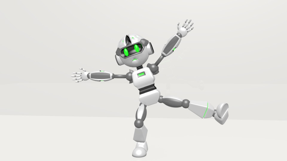 CIO robot (with bones) preview image 1